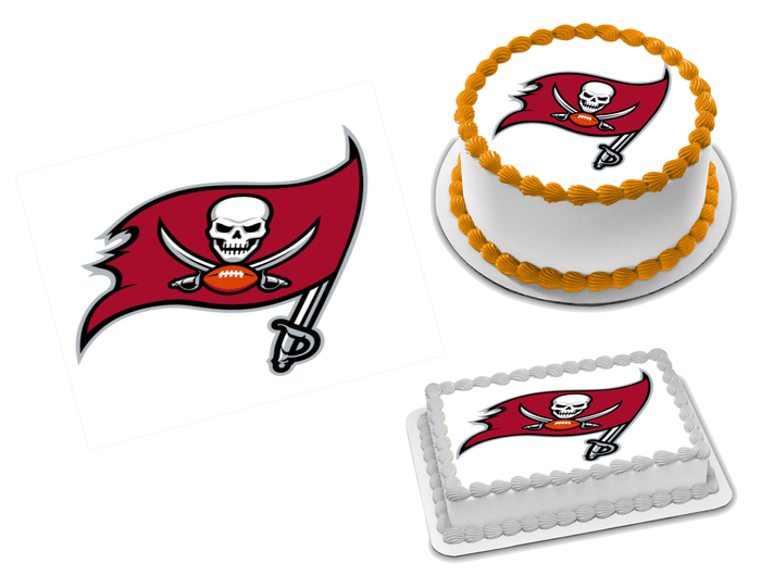 Tampa Bay Buccaneers Edible Image Frosting Sheet #44 (70+ sizes)