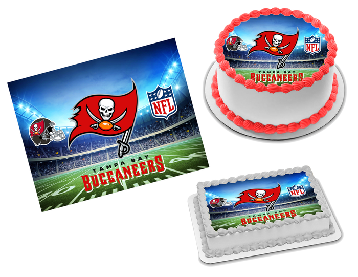 Tampa Bay Buccaneers Edible Image Frosting Sheet #51 (70+ sizes)