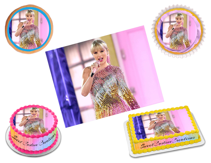 Taylor Swift Edible Image Frosting Sheet #14 (70+ sizes)