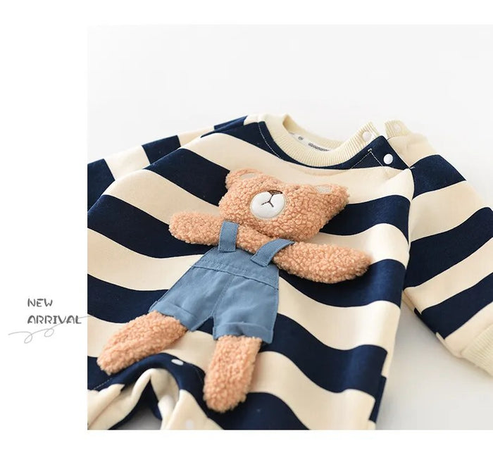 Teddy Bear Baby Newborn Romper - Cozy Nursery