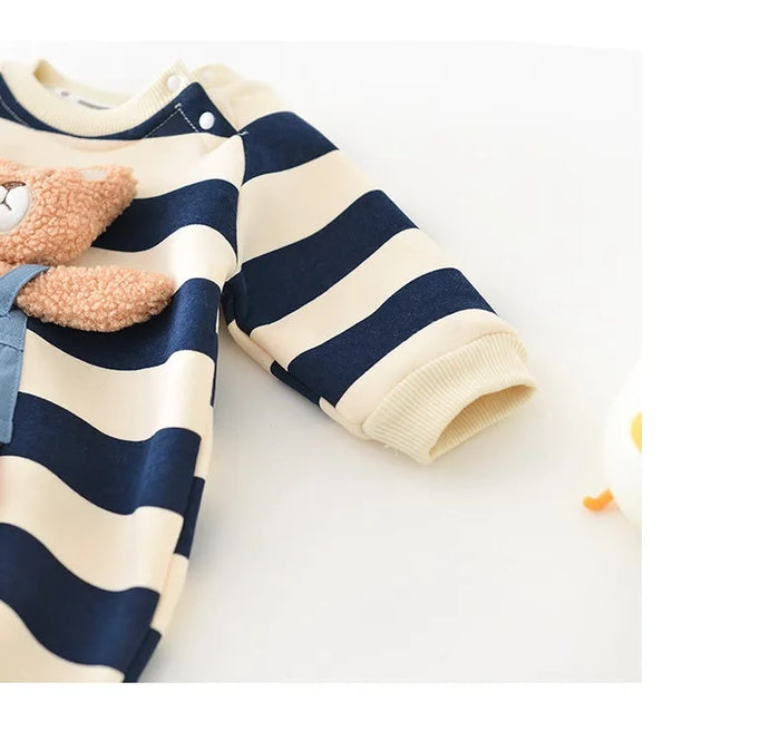 Teddy Bear Baby Newborn Romper - Cozy Nursery