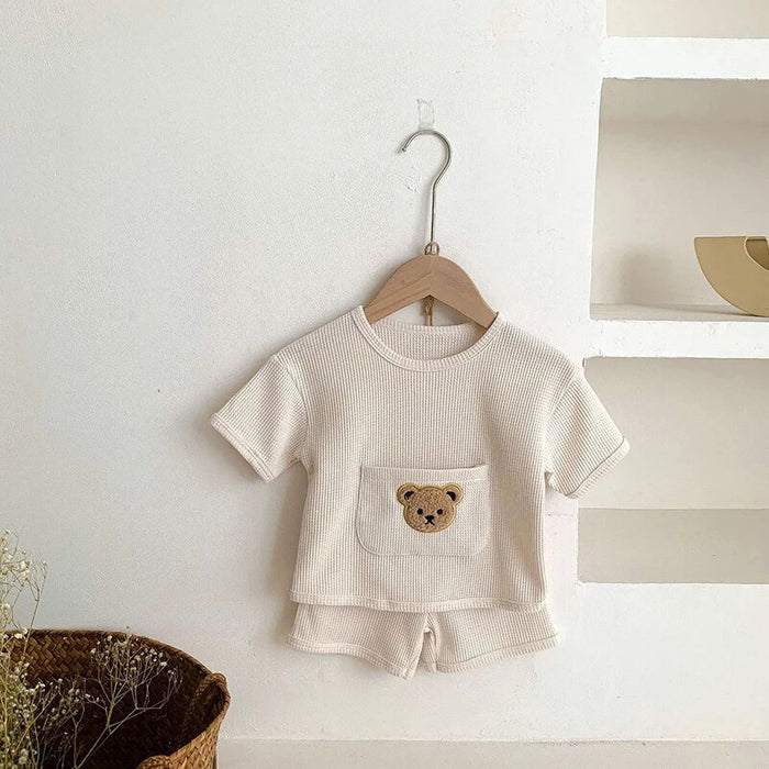 Teddy Bear Newborn Casual Outfit
