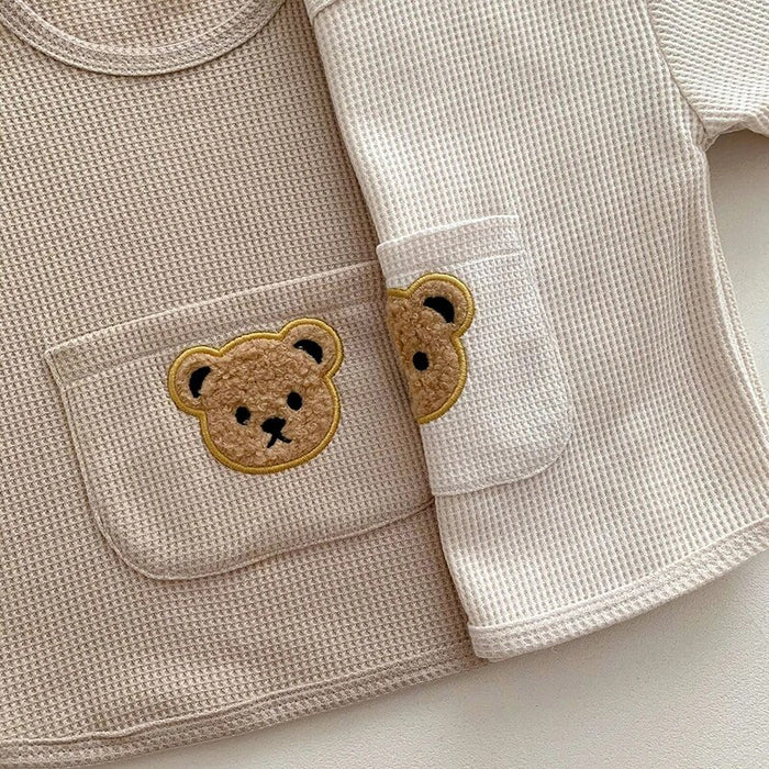 Teddy Bear Newborn Casual Outfit