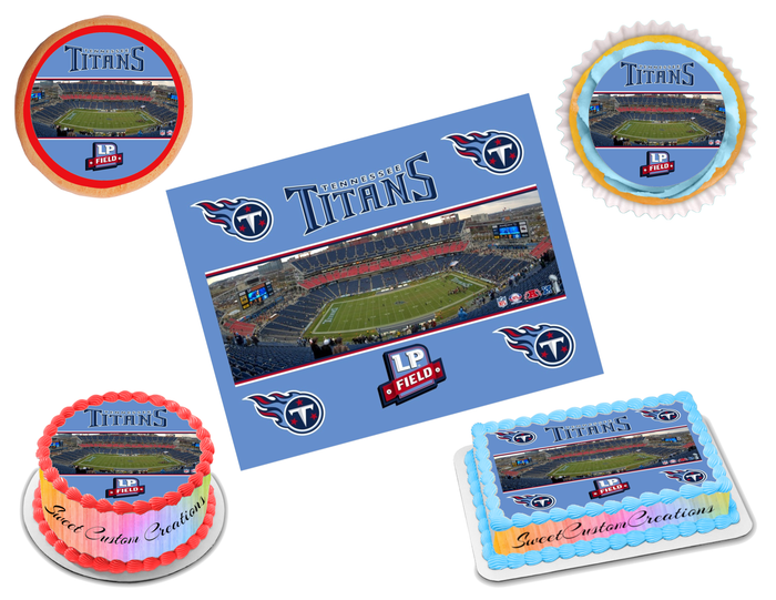 Tennessee Titans Edible Image Frosting Sheet #12 (70+ sizes)