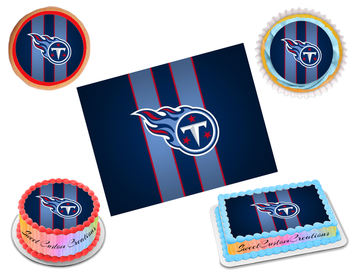 Tennessee Titans Edible Image Frosting Sheet #24 (70+ sizes)