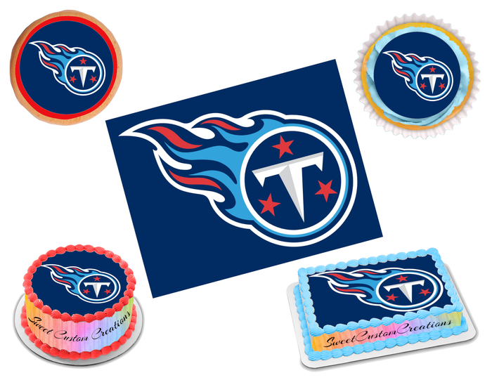 Tennessee Titans Edible Image Frosting Sheet #4 (70+ sizes)