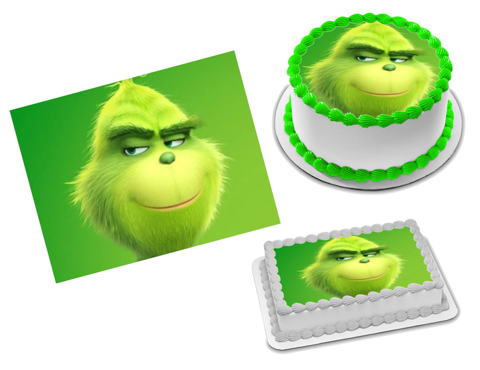 The Grinch Edible Image Frosting Sheet #10 (70+ sizes)