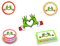 The Grinch Edible Image Frosting Sheet #16 (70+ sizes)