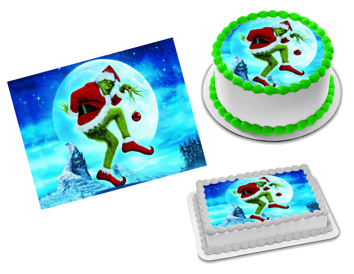 The Grinch Edible Image Frosting Sheet #5 (70+ sizes)