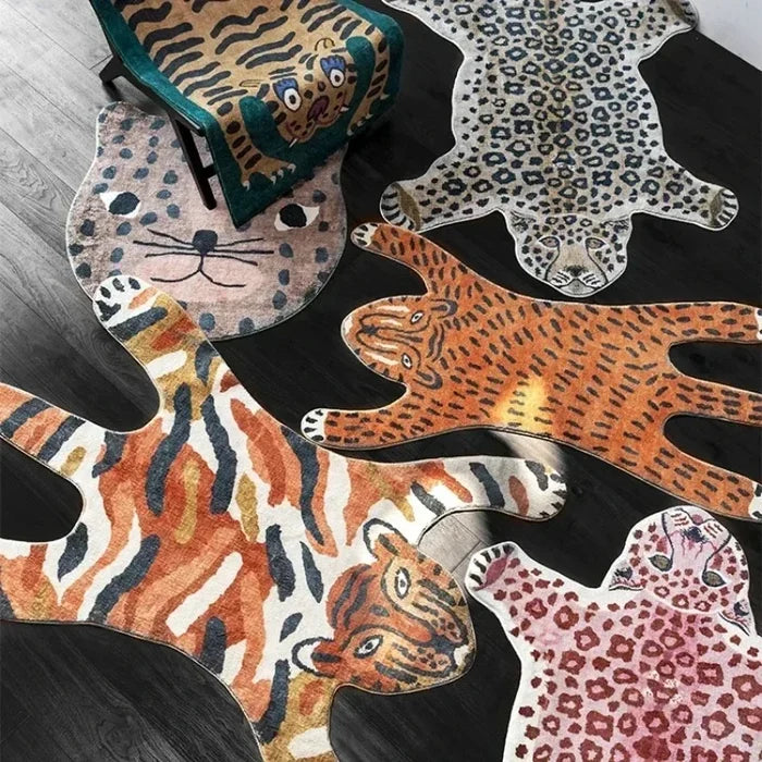 Tiger Print Rugs - Cozy Nursery