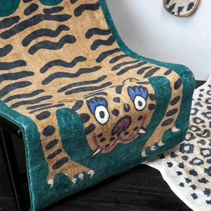 Tiger Print Rugs - Cozy Nursery