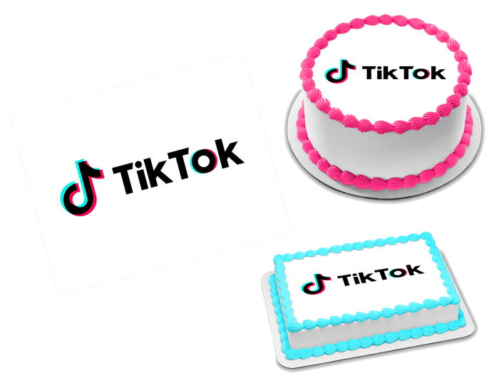 TikTok Edible Image Frosting Sheet #1 (70+ sizes)