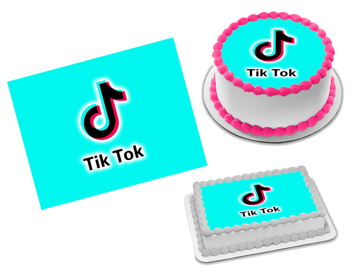 TikTok Edible Image Frosting Sheet #10 (70+ sizes)