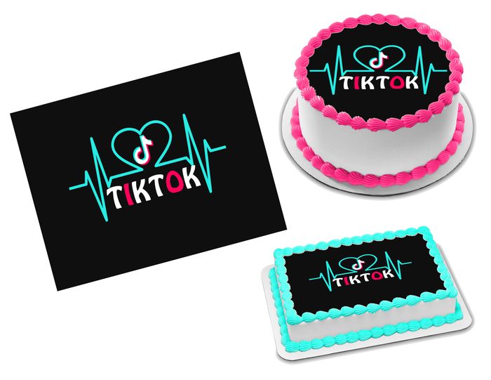 TikTok Edible Image Frosting Sheet #2 (70+ sizes)