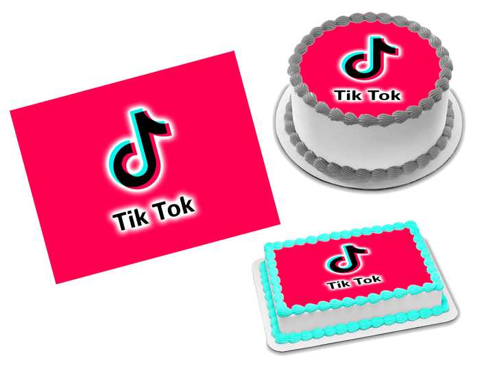 TikTok Edible Image Frosting Sheet #8 (70+ sizes)