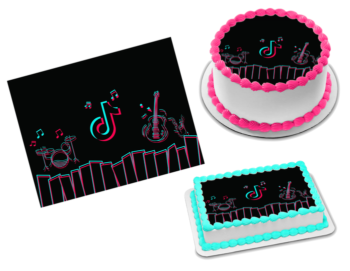 TikTok Edible Image Frosting Sheet #9 (70+ sizes)