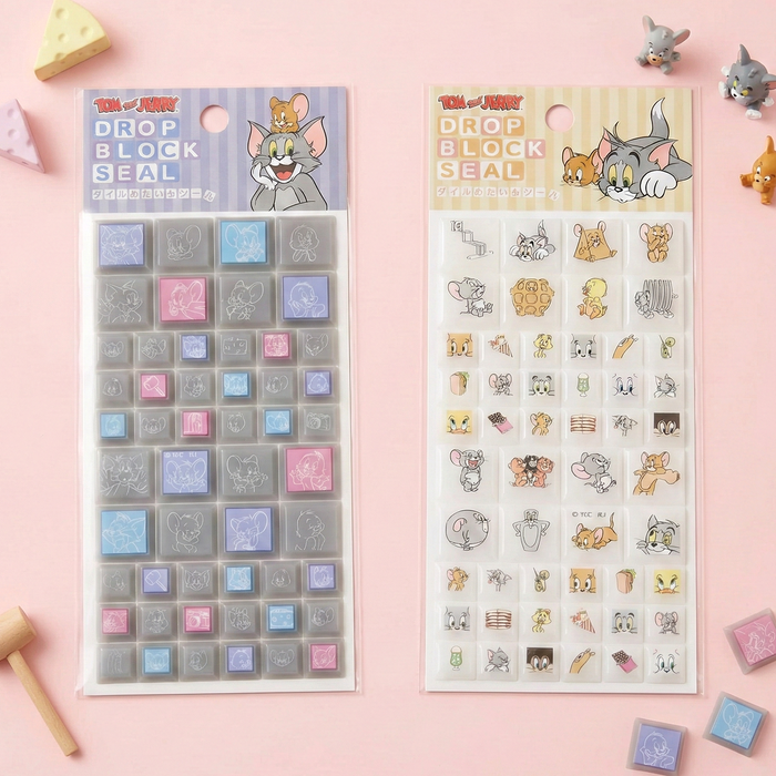 Tom & Jerry 3D Block Stickers