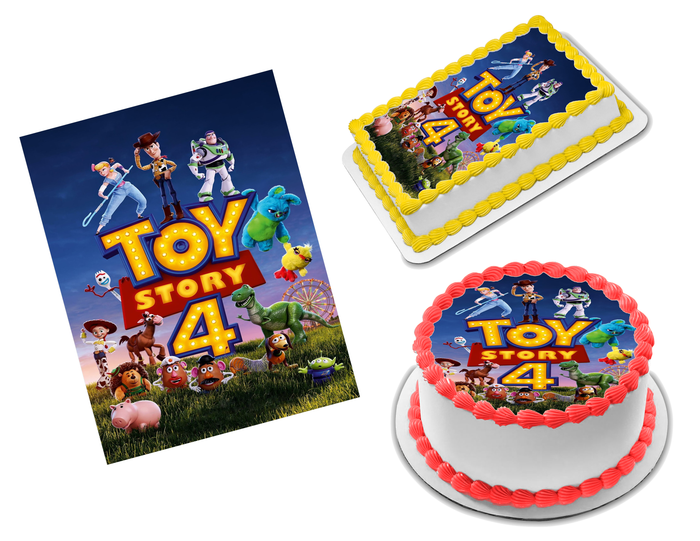 Toy Story 4 Edible Image Frosting Sheet #3 (70+ sizes)