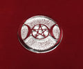TRIPLE MOON PENTACLE ALTAR TILE