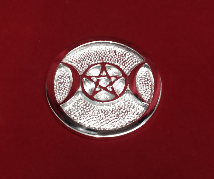 TRIPLE MOON PENTACLE ALTAR TILE