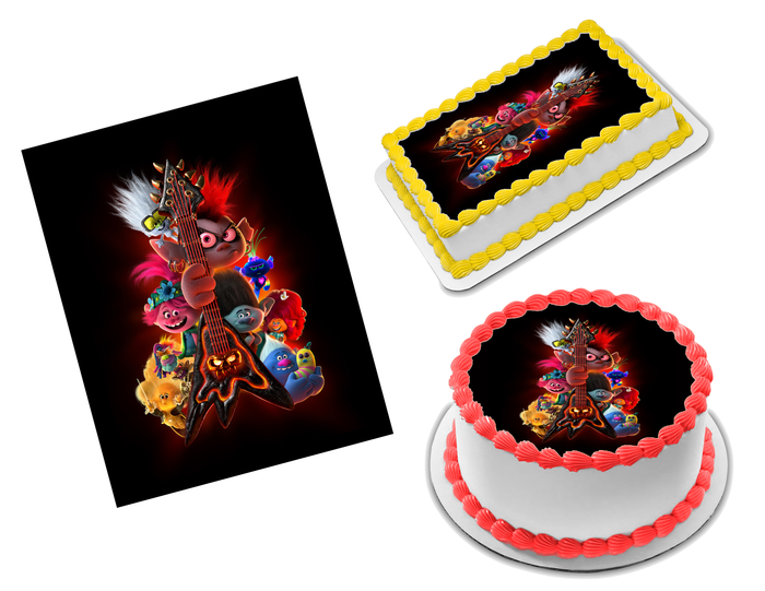 Trolls World Tour Edible Image Frosting Sheet #10 (70+ sizes)