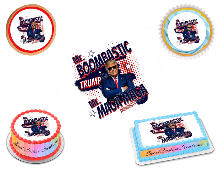 Trump Edible Image Frosting Sheet #26 (70+ sizes)