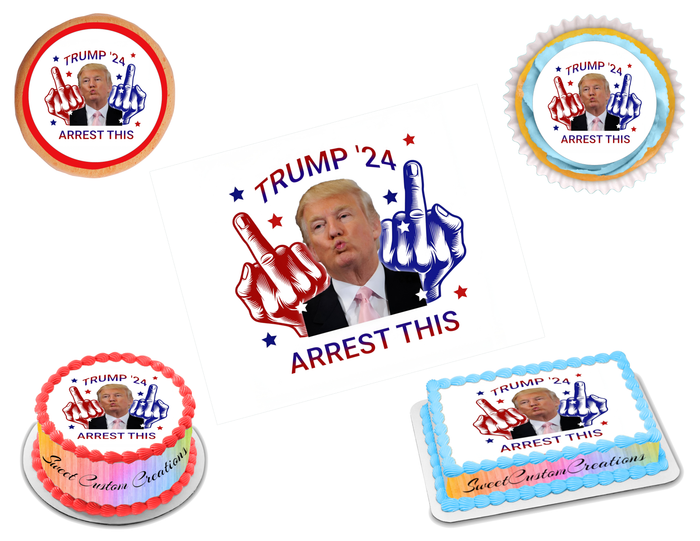 Trump Edible Image Frosting Sheet #27 (70+ sizes)