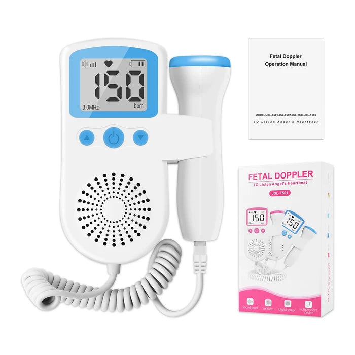 3MHz Ultrasonic Baby Heartbeat Monitor - Cozy Nursery