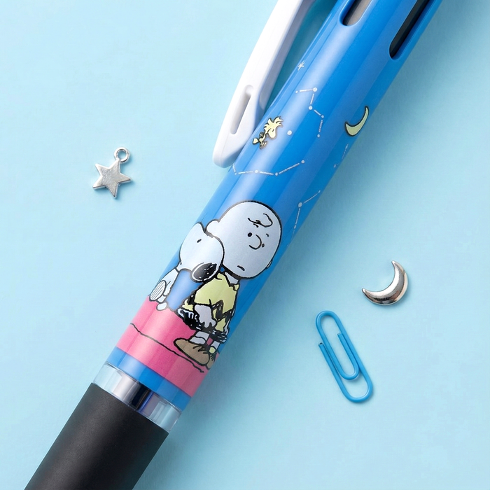 Uni Jetstream Peanuts Snoopy 3-in-1 Multi Color Pen - Snoopy & Night Sky