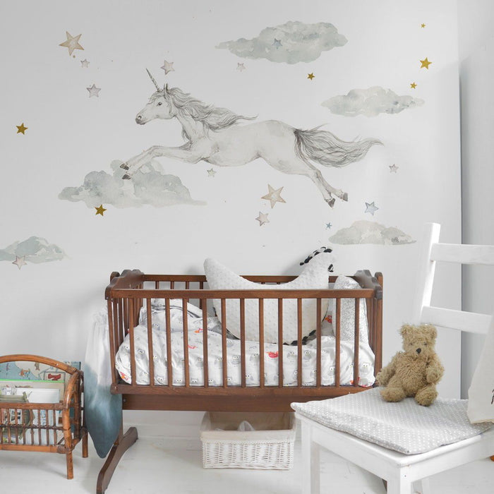 Unicorn Wall Sticker - Cozy Nursery