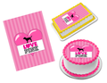 Victoria's Secret Pink Edible Image Frosting Sheet #17 (70+ sizes)