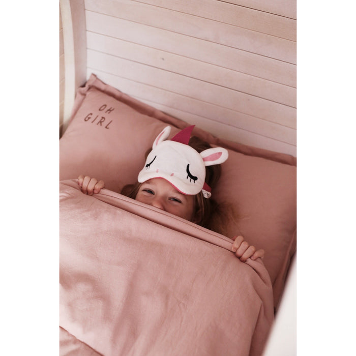 WASHED COTTON QUILT DUSTY PINK - Cozy Nursery