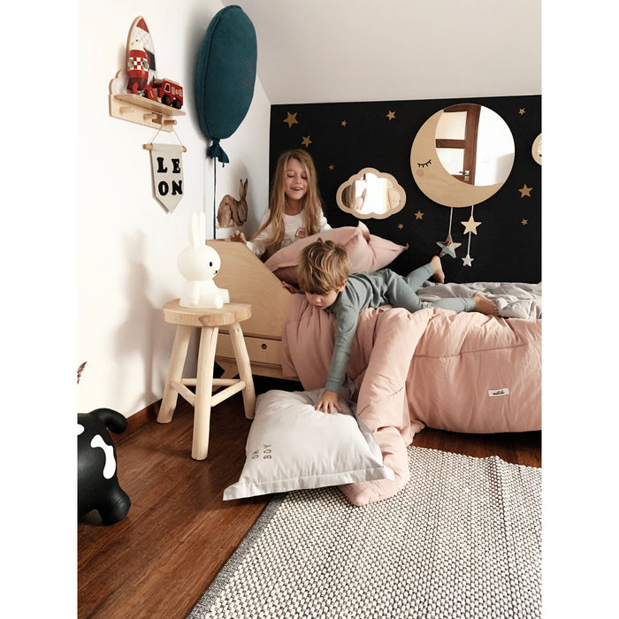 WASHED COTTON QUILT DUSTY PINK - Cozy Nursery