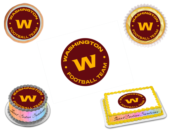 Washington Football Team Edible Image Frosting Sheet #42 (70+ sizes)