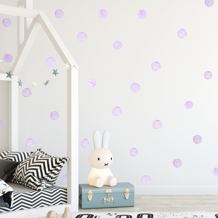 Watercolor Dot Wall Decals - Cozy Nursery