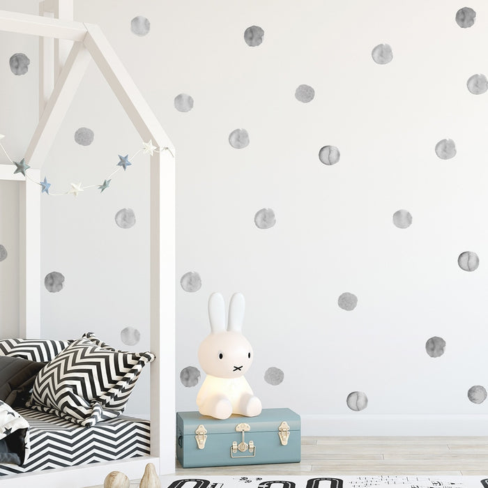Watercolor Dot Wall Decals - Cozy Nursery