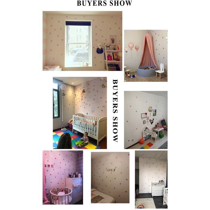 Watercolor Dot Wall Decals - Cozy Nursery