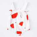 Watermelon Knitted Summer Romper