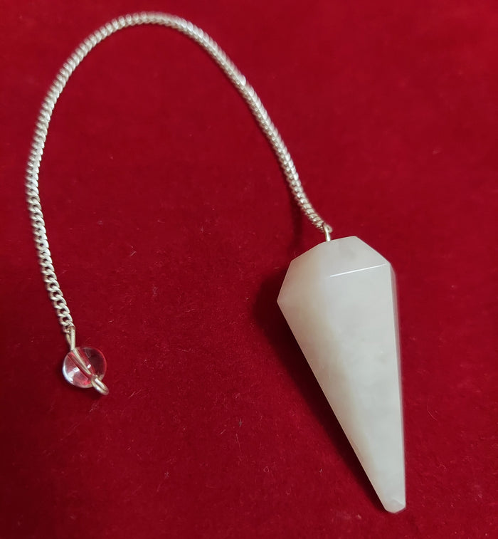WHITE AGATE PENDULUM