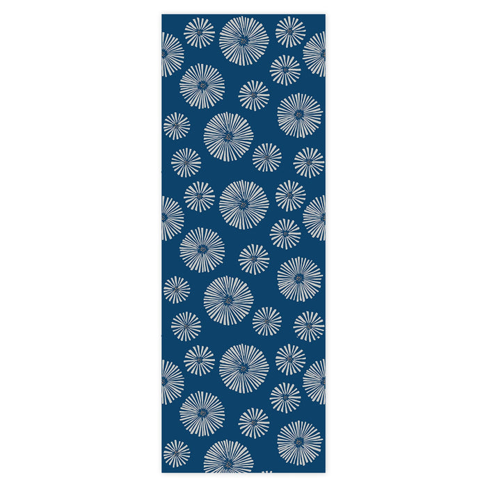 White And Blue Wallpaper - Cozy Nursery