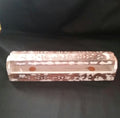 WHITE WASHED COFFIN BOX INCENSE BURNER