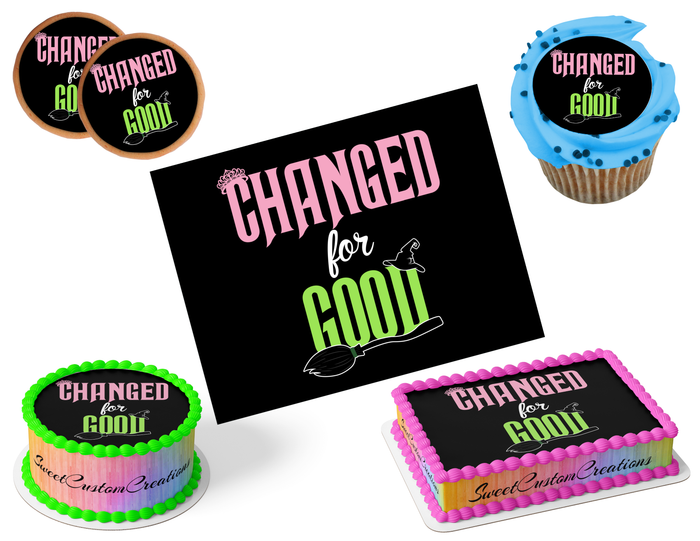 Wicked Edible Image Frosting Sheet #136 (80+ sizes)