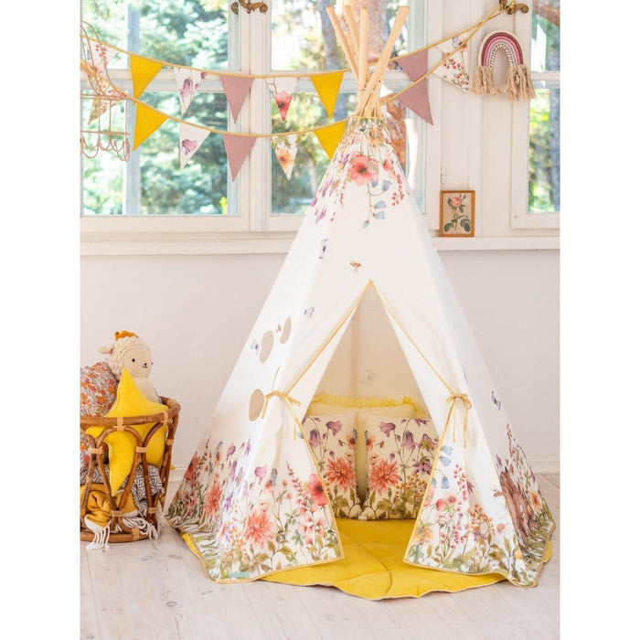 “Wildflowers” Teepee Tent - Cozy Nursery