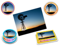 Windpump Windmill Edible Image Frosting Sheet #10 (70+ sizes)