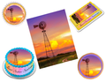 Windpump Windmill Edible Image Frosting Sheet #16 (70+ sizes)