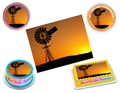 Windpump Windmill Edible Image Frosting Sheet #6 (70+ sizes)