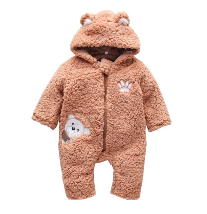 Winter Baby Boy Girl Romper Cotton Clothes - Cozy Nursery