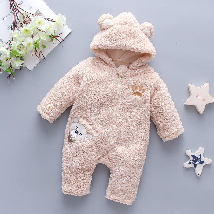 Winter Baby Boy Girl Romper Cotton Clothes - Cozy Nursery