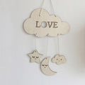 Wooden Moon Nursery Decor - Cozy Nursery
