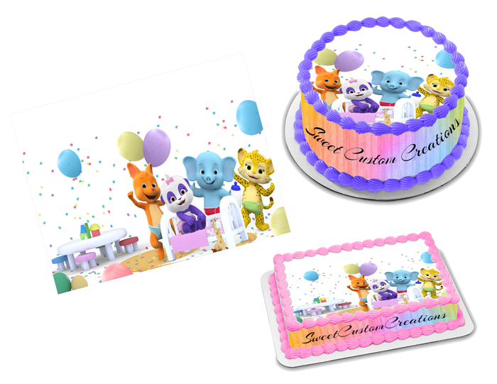 Word Party Edible Image Frosting Sheet #1 (70+ sizes)